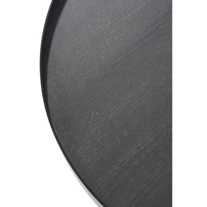 Salontafel Zwart Metaal Rond 60 cm-Salontafels-J-Line