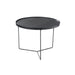 Salontafel Zwart Metaal Rond 60 cm-Salontafels-J-Line