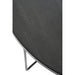 Salontafel Zwart Metaal Rond 81 cm 81x81x40 cm-Bijzettafels-J-Line