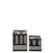Salontafel Zwart Recycled hout 45 cm 45x50x50 cm-Bijzettafels-J-Line