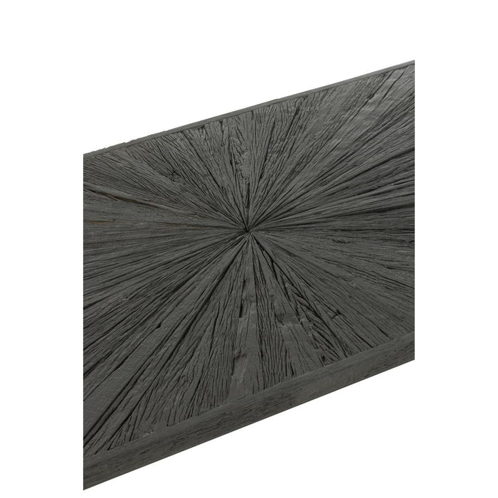 Salontafel Zwart Recycled hout 70x120 cm-Salontafels-J-Line