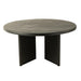 Salontafel Zwart Recycled hout Rond 150 cm 150x150x75 cm-Salontafels-J-Line