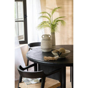 Salontafel Zwart Recycled hout Rond 150 cm 150x150x75 cm-Salontafels-J-Line
