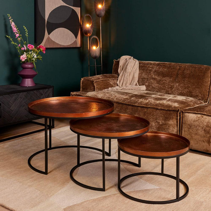 Salontafel set Clive 70x70x50 cm-Salontafels-Starfurn