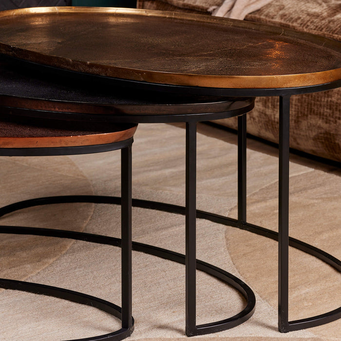 Salontafel set Raley 100x60x50 cm-Salontafels-Starfurn