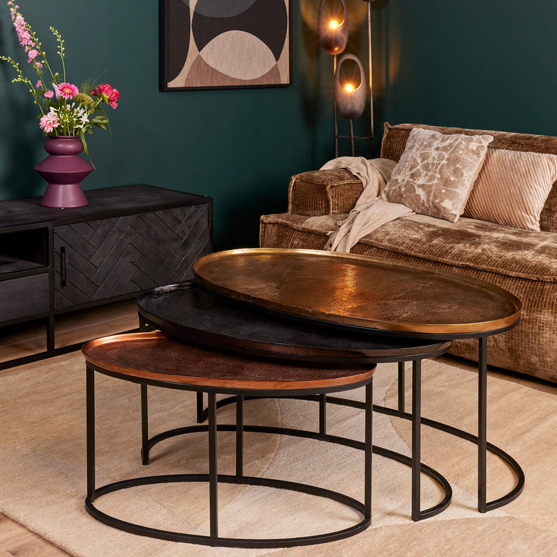 Salontafel set Raley 100x60x50 cm-Salontafels-Starfurn