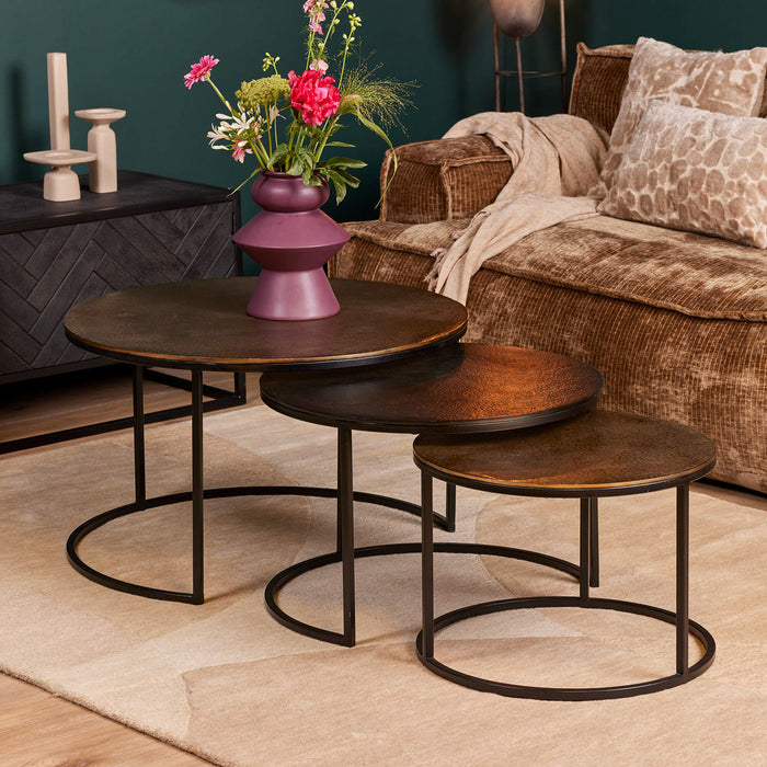 Salontafel set Xaro 75x75x75 cm-Salontafels-Starfurn