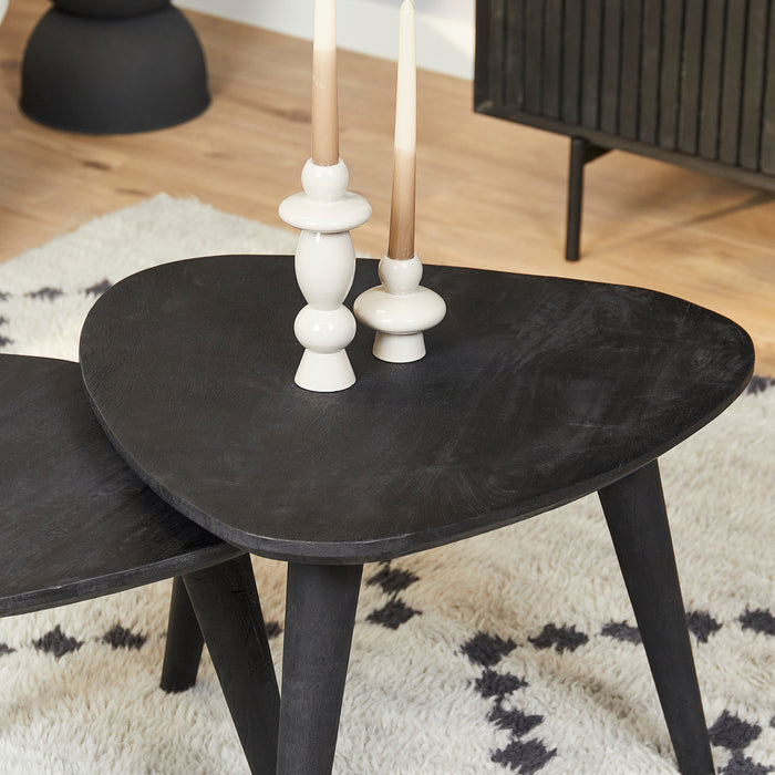 Salontafel set van 2 Omaha Black-Salontafels-Starfurn