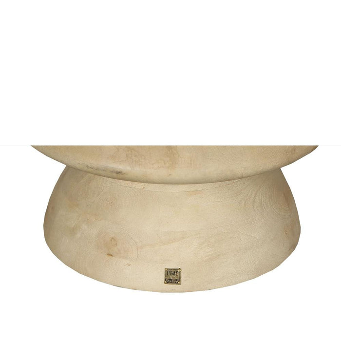 Salontafels Callain Naturel Mangohout Salontafel Marmer Top-Salontafels-PTMD