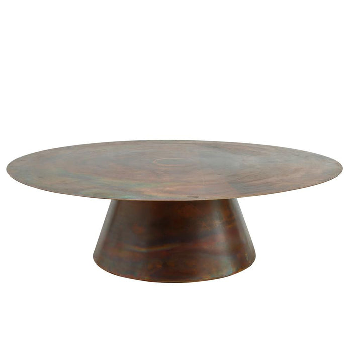 Salontafels Salontafel Comprador Koper IJzer Coffeetable Rond-Salontafels-PTMD