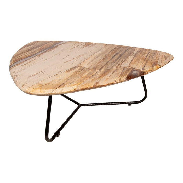 Salontafels Salontafel Deeba Coffeetable Petrified Hout 95-Salontafels-PTMD