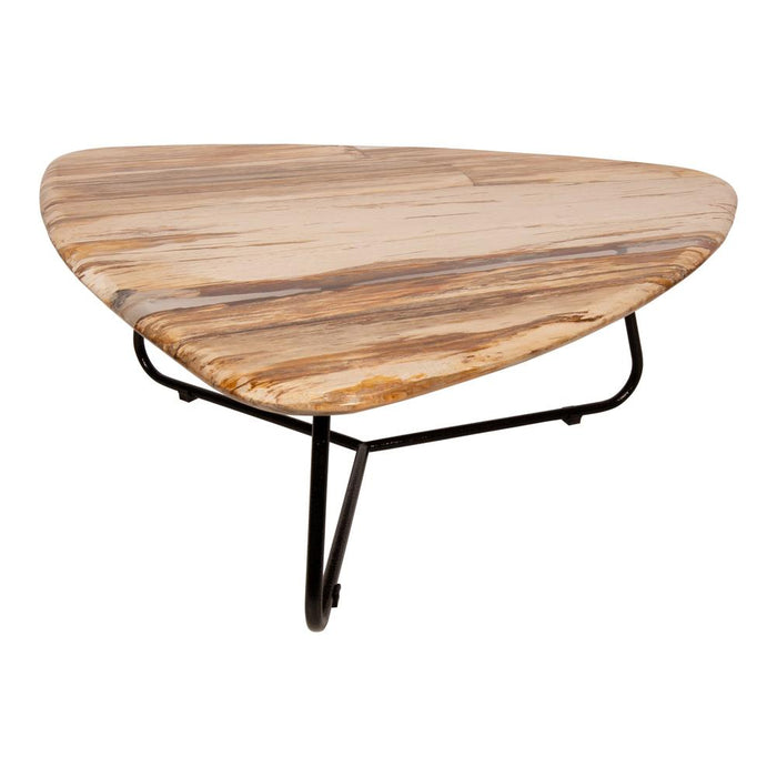 Salontafels Salontafel Deeba Coffeetable Petrified Hout 95-Salontafels-PTMD