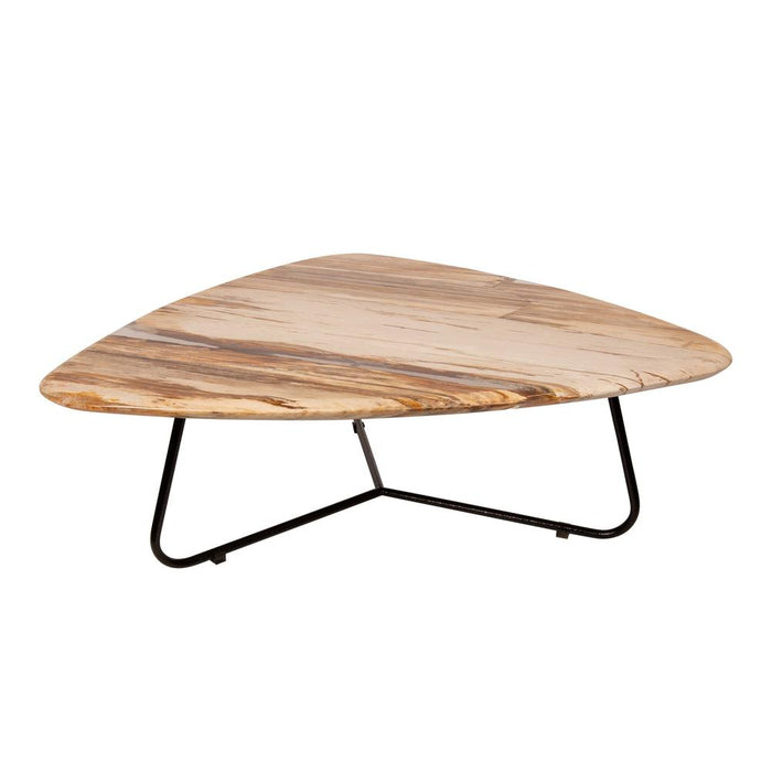 Salontafels Salontafel Deeba Coffeetable Petrified Hout 95-Salontafels-PTMD