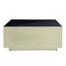 Salontafels Salontafel Irvy Goud IJzer Coffeetable Vierkant Zwart Enamel-Salontafels-PTMD