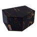 Salontafels Salontafel Rayn Petrified Hout Zwart Coffeetable M-Salontafels-PTMD