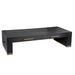 Salontafels Salontafel Tiess Zwart Houten Fineer Coffeetable 2 Drawers-Salontafels-PTMD