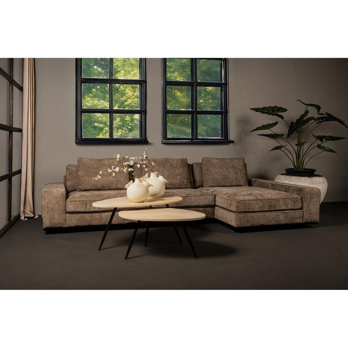 Salontafels Salontafel Veria Set 2 Coffeetables Beige Marmer-Salontafels-PTMD