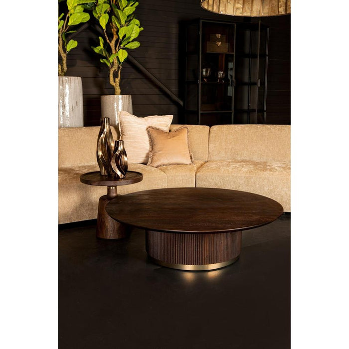 Salontafels Salontafel Xelle Bruin Coffeetable 150cm-Salontafels-PTMD