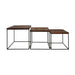 Salontafelset Austin - gerecycled Javahout/ijzer - set van 3-Salontafels-HSM Collection