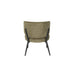 Sanne Loungestoel | Groen Grijs | met zwarte poten-Fauteuils-Creating Home