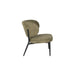 Sanne Loungestoel | Groen Grijs | met zwarte poten-Fauteuils-Creating Home