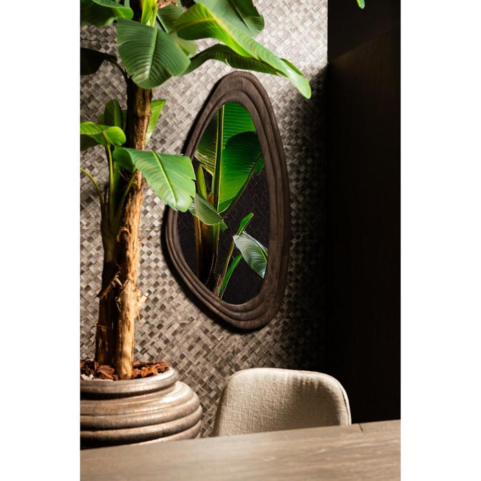 Santin Bruin Mangohout Organic Triangle Spiegel-Spiegels-PTMD