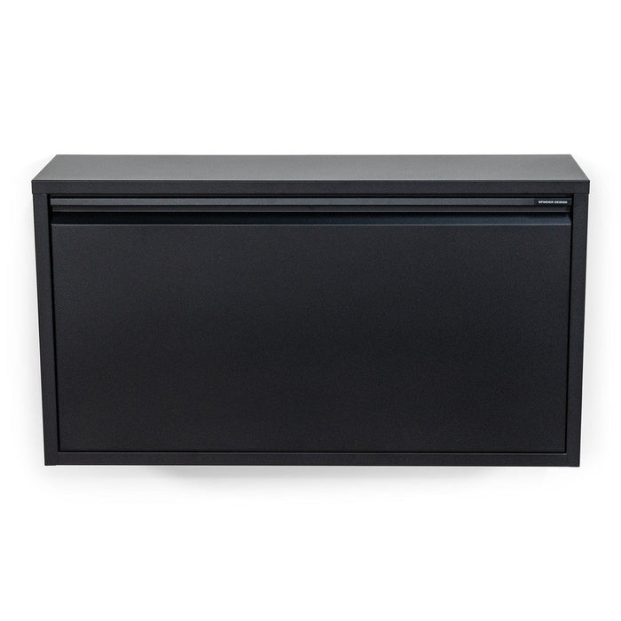 Schoenenkast BILLY 1 MAXI Staal Zwart 75.3x22.4x40.6cm-Opbergkasten-Spinder