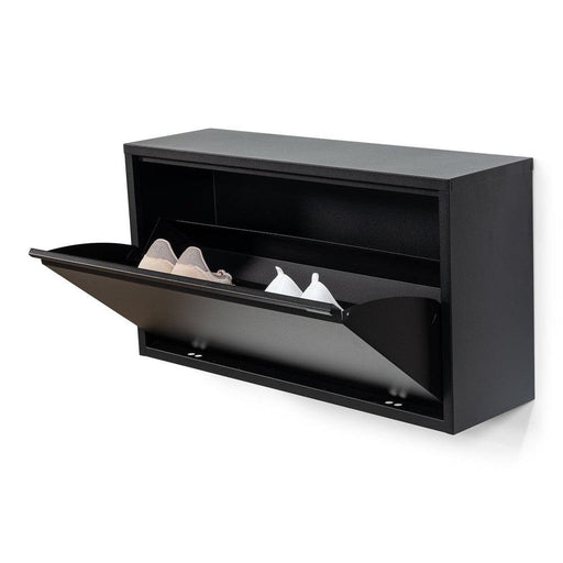 Schoenenkast BILLY 1 MAXI Staal Zwart 75.3x22.4x40.6cm-Schoenenrekken-Spinder