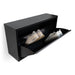 Schoenenkast BILLY 1 MAXI Staal Zwart 75.3x22.4x40.6cm Spinder Design-Schoenenrekken-Spinder