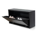 Schoenenkast BILLY 1 MAXI Staal Zwart 75.3x22.4x40.6cm Spinder Design-Schoenenrekken-Spinder