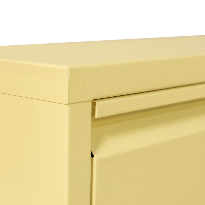 Schoenenkast BILLY 1 Staal Butter Yellow 75x12.5x37.5cm-Schoenenrekken-Spinder