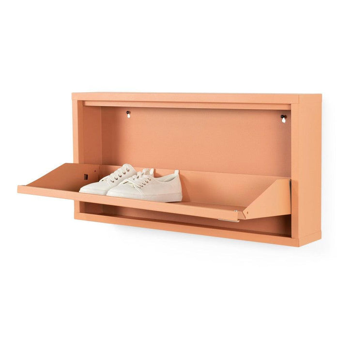 Schoenenkast BILLY 1 Staal Clay Terra 75x12.5x37.5cm-Opbergkasten-Spinder