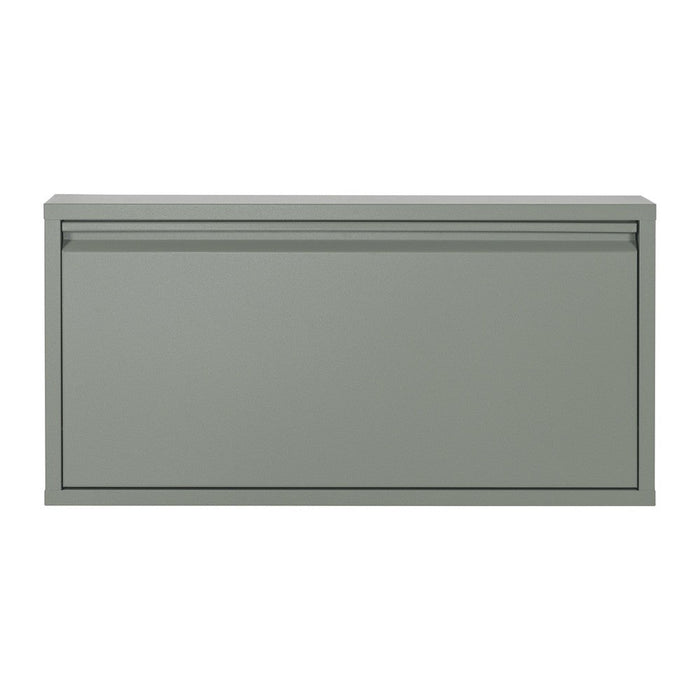Schoenenkast BILLY 1 Staal Dusty Green 75x12.5x37.5cm Spinder Design-Schoenenrekken-Spinder