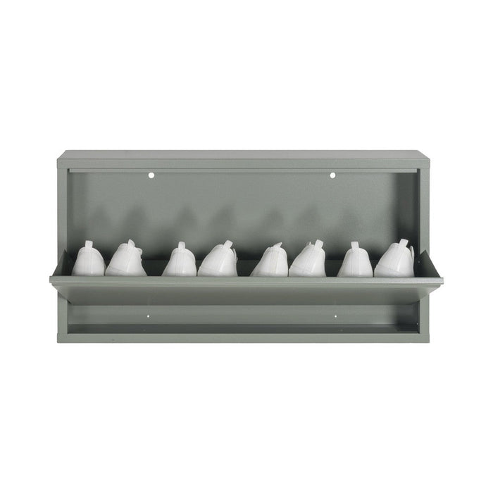 Schoenenkast BILLY 1 Staal Dusty Green 75x12.5x37.5cm Spinder Design-Schoenenrekken-Spinder