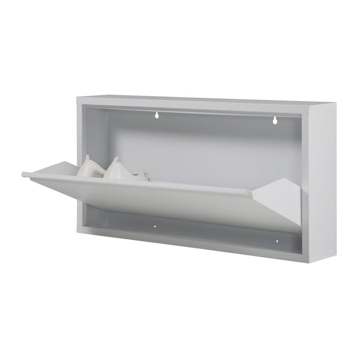 Schoenenkast BILLY 1 Staal Wit 75x12.5x37.5cm Spinder Design-Schoenenrekken-Spinder