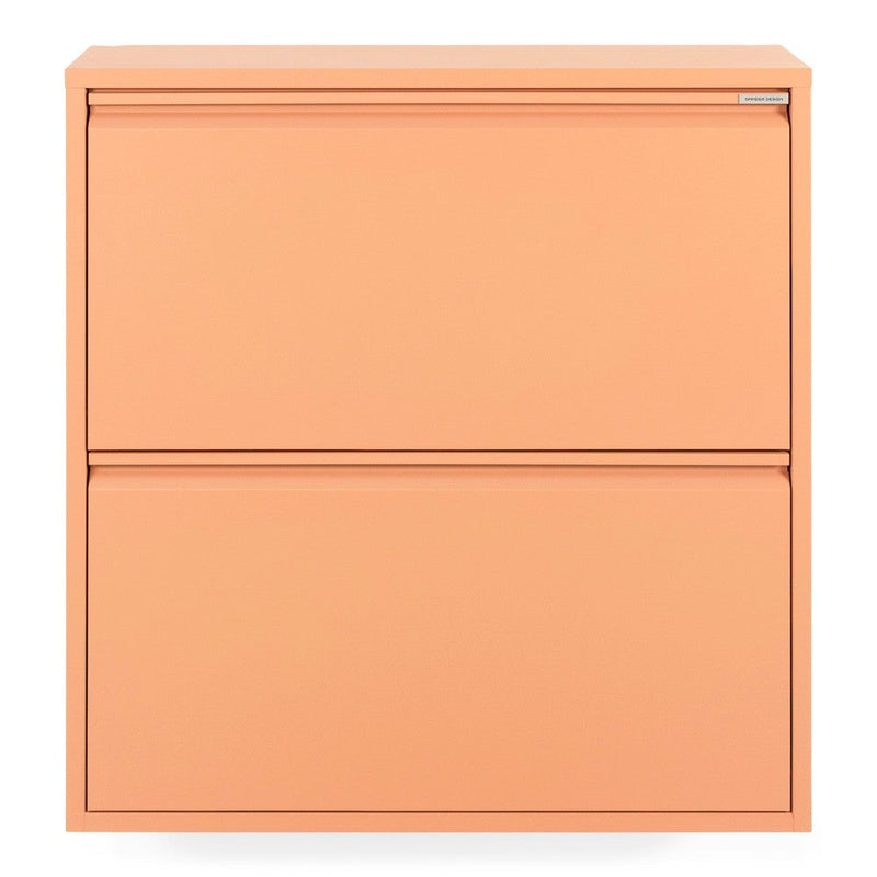 Schoenenkast BILLY 2 Staal Clay Terra 75x22.5x77.5cm-Schoenenrekken-Spinder