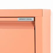 Schoenenkast BILLY 2 Staal Clay Terra 75x22.5x77.5cm-Schoenenrekken-Spinder