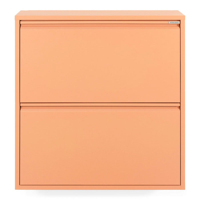 Schoenenkast BILLY 2 Staal Clay Terra 75x22.5x77.5cm Spinder Design-Schoenenrekken-Spinder