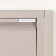 Schoenenkast BILLY 2 Staal Silky Taupe 75x22.5x77.5cm-Schoenenrekken-Spinder
