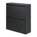 Schoenenkast BILLY 2 Staal Zwart 75x22.5x77.5cm Spinder Design-Schoenenrekken-Spinder