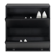Schoenenkast BILLY 2 Staal Zwart 75x22.5x77.5cm Spinder Design-Schoenenrekken-Spinder