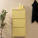 Schoenenkast BILLY 3 Staal Butter Yellow 50x15x103cm-Schoenenrekken-Spinder