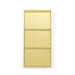 Schoenenkast BILLY 3 Staal Butter Yellow 50x15x103cm-Schoenenrekken-Spinder
