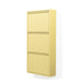 Schoenenkast BILLY 3 Staal Butter Yellow 50x15x103cm Spinder Design-Schoenenrekken-Spinder