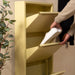 Schoenenkast BILLY 3 Staal Butter Yellow 50x15x103cm Spinder Design-Schoenenrekken-Spinder