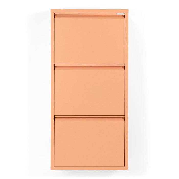 Schoenenkast BILLY 3 Staal Clay Terra 50x15x103cm Spinder Design-Schoenenrekken-Spinder