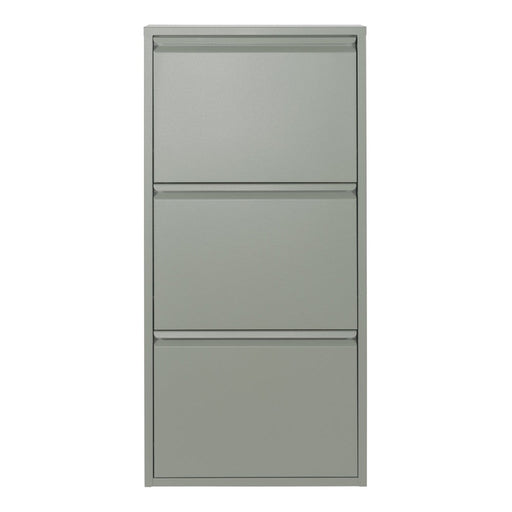 Schoenenkast BILLY 3 Staal Dusty Green 50x15x103cm Spinder Design-Schoenenrekken-Spinder