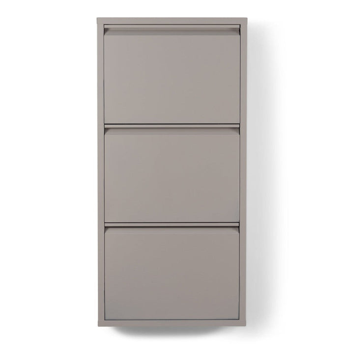 Schoenenkast BILLY 3 Staal Silky Taupe 50x15x103cm Spinder Design-Opbergkasten-Spinder