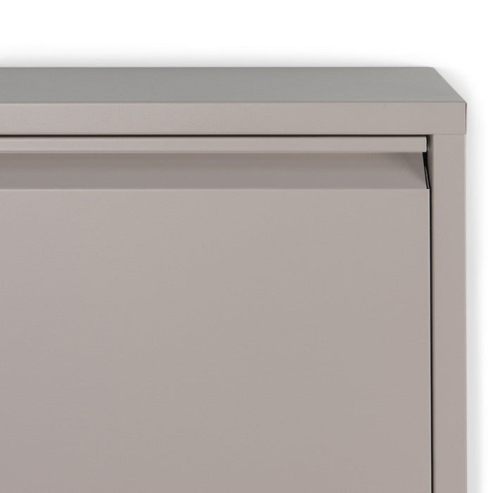 Schoenenkast BILLY 3 Staal Silky Taupe 50x15x103cm Spinder Design-Opbergkasten-Spinder