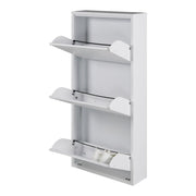 Schoenenkast BILLY 3 Staal Wit 50x15x103cm Spinder Design-Schoenenrekken-Spinder